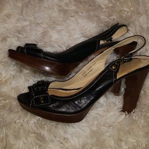 Coach Leather Peeptoe
